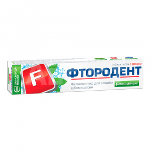 Зубная паста Фтородент Фитокомплекс, 62 г
