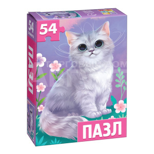 Пазл Puzzle Time 7293463 Милый котик, 54 элемента