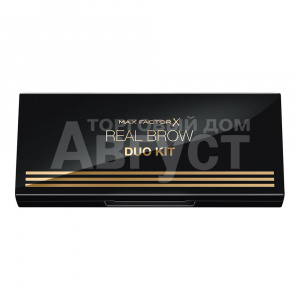 Тени для бровей Max Factor Real brow duo kit палетка 2 оттенка, тон 002, 3 г