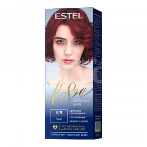 Крем-краска для волос Estel Love N 6/5, бордо