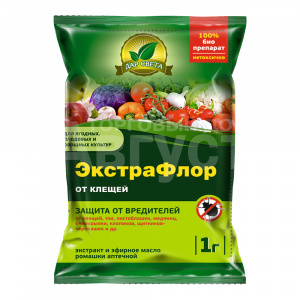 Инсектицид ЭкстраФлор от клещей, пакет, 1 г