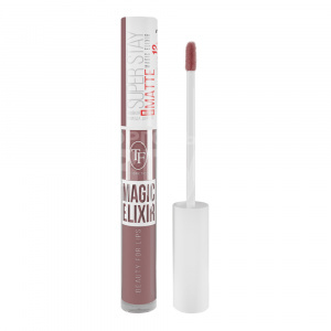 Губная помада Triumf Cosmetics Magic Elixir суперстойкая, жидкая, матовая, нейтральный бежевый, тон 92, 10 мл