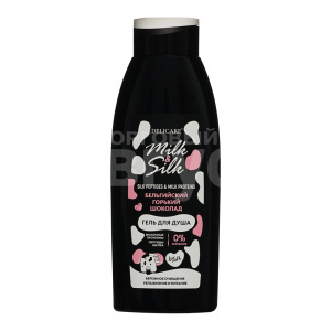 Гель для душа Delicare Milk&Silk Бельгийский горький шоколад, 500 мл