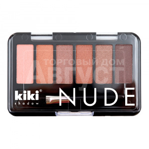 Тени для век Kiki Nude палетка 6 оттенков, тон 902