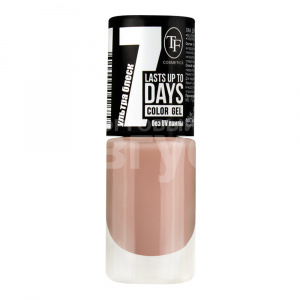 Лак для ногтей Triumf Color Gel розовый полупрозрачный, тон 295, 8 мл
