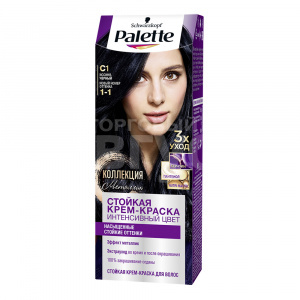 Краска для волос Palette Интенсивный цвет тон С1, иссия-черный