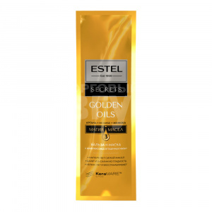 Бальзам-маска для волос Estel Secrets Golden Oils c комплексом драгоценных масел, саше, 10 мл
