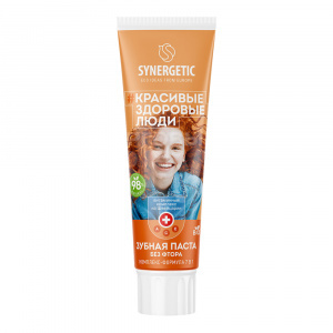 Зубная паста SYNERGETIC Комплекс-формула 7 в 1, 100 г