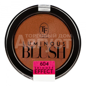 Румяна Triumf Luminous Blush пудровые с шиммер эффектом, пепельный розовый, тон 604