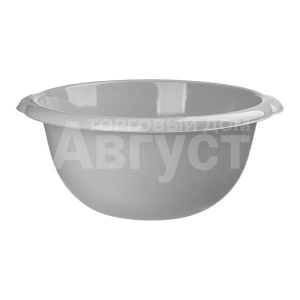 Таз пластиковый Etna 221221435/03 круглый, универсальный, серый, 16 л