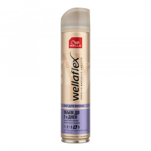 Лак для волос Wellaflex объем до 2-х дней, экстрасильной фиксации, 250 мл