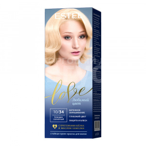 Крем-краска для волос Estel Love N 10/34, блондин солнечный