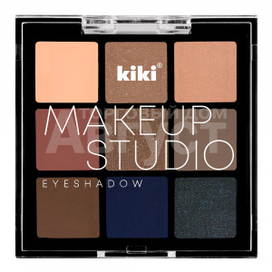 Тени для век Kiki Makeup Studio Eyeshadow палетка 9 оттенков, Mix, тон 202