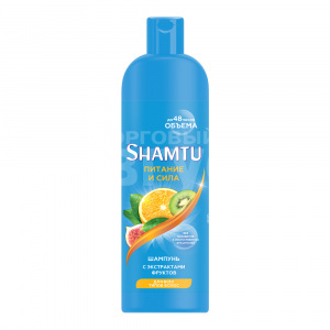 Шампунь Shamtu Питание и сила, с экстрактами фруктов, 500 мл