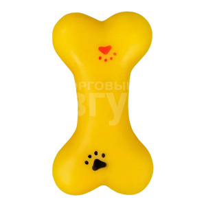 Игрушка для животных Пищалка Кость 104145, 8,5см