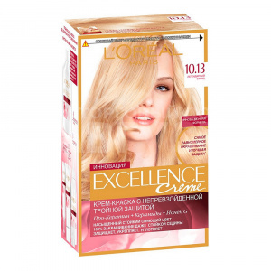 Краска для волос L'Oreal Excellence Creme тон 10.13, легендарный блонд