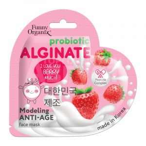 Маска для лица Funny Organix Alginate Probiotic Моделирующая альгинатная маска-омолаживание, 25 г