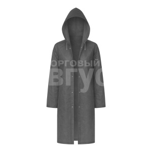 Влагозащитный плащ-дождевик PD-08-2 EVA, серый