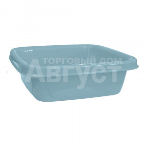 Таз пластиковый SV3940НБС Квадратный, небесный, 10 л