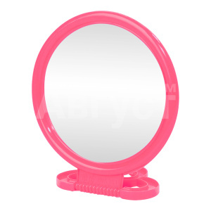 Зеркало ZCDE-48 настольное круглое, 26 см, розовый