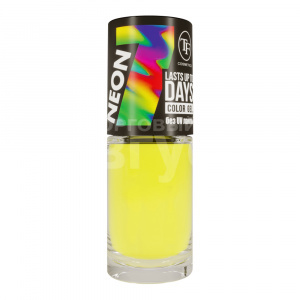 Лак для ногтей Triumf Color Gel Neon, бананово-желтый неоновый, тон 311, 8 мл