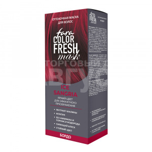 Маска для волос Fara Color Fresh Оттеночная, Ice Sangria, Бордо, 80 мл