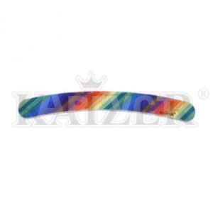 Пилочка маникюрная Kaizer 703052 бумеранг, абразивная, 180/220, 180 мм
