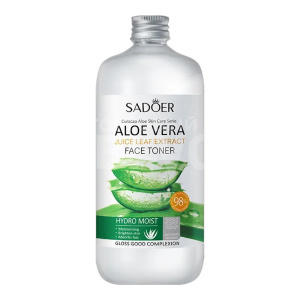 Тоник для лица Sadoer Aloe vera освежающий, 500 мл