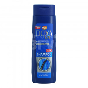 Шампунь DOXA LIFE FOR MEN шелковистые мягкие волосы, синий, мужской, 600 мл