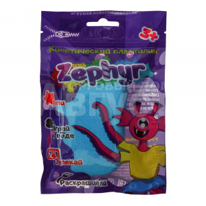 Пластилин 3779918 Кинетический Zephyr, голубой