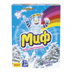 Стиральный порошок Миф Свежий цвет, автомат, 400 г