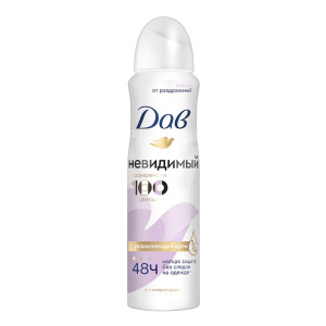 Дезодорант-антиперспирант женский Dove Invisible Dry Невидимый, спрей, 150 мл