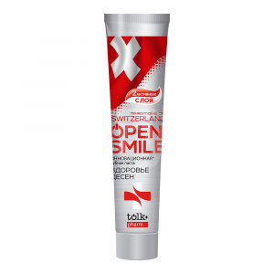 Зубная паста TOLK Open smile Швейцария здоровье десен, 100 г