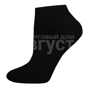 Носки женские Брест 20С1233 000 укороченные, без рисунка, размер 23, черный