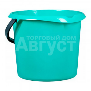 Ведро В1297 Евро, бирюзовое, 11 л