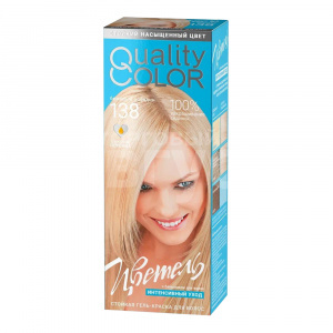Гель-краска для волос Estel Цветель Vital Quality Color тон 138, бежевый блондин