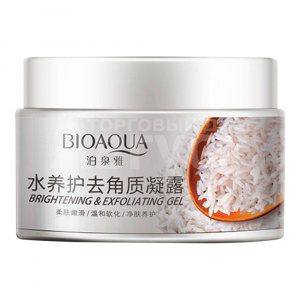 Гель-скатка для лица Bioaqua с рисом отшелушивающий, 140 г