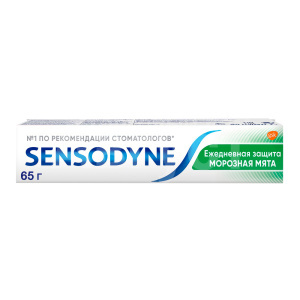 Зубная паста Sensodyne Ежедневная защита морозная мята, 75 мл