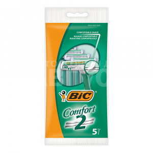 Станок для бритья BIC 2 Comfort одноразовый, мужской, 5 шт