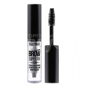 Гель для бровей LUX visage суперсильной фиксации BROW SUPER FIX 12H