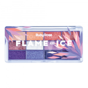 Палетка Ruby Rose Flame and Ice 12 оттенков
