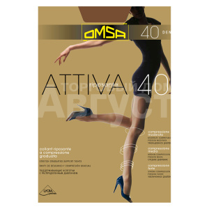 Колготки Omsa Attiva 40 den, размер 3, daino (загар)