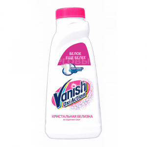 Отбеливатель Vanish Oxi Action Кристальная белизна жидкий, 450 мл