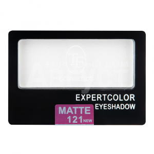 Тени для век Triumf Expertcolor Eyeshadow Mono, белый с шиммерным финишем, тон 121