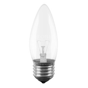 Лампа накаливания 60w E27 свеча