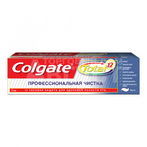 Зубная паста Colgate Total 12 Профессиональная чистка, 75 мл