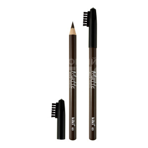 Карандаш для бровей Kiki Matte, коричневый, тон 63, 1 г
