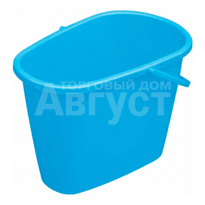 Ведро 071080 AZUR, без крышки, овальное, пластиковое, 8 л