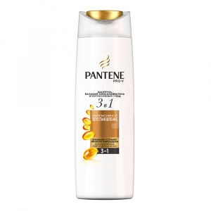 Шампунь Pantene Pro-V 3в1 интенсивное восстановление, женский, 360 мл