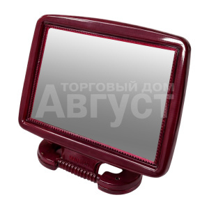 Зеркало ZCDE-01-1 настольное квадратное, 14*11 см, коричневое